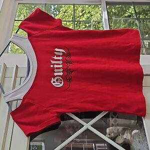 Y2K Vintage Ragdoll Cold Shoulder Top